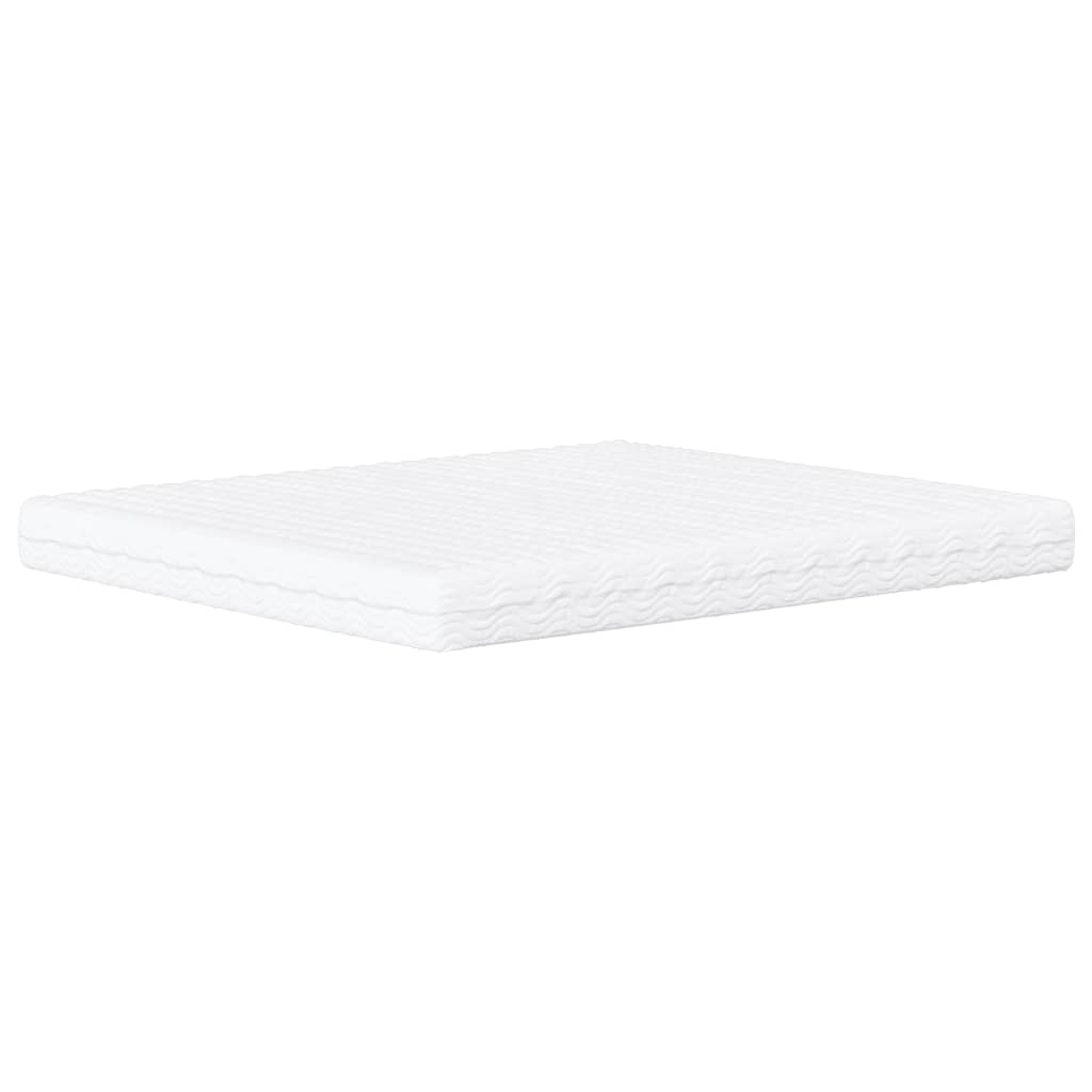 Matelas mousse dureté H2 H3 200x200 cm blanc