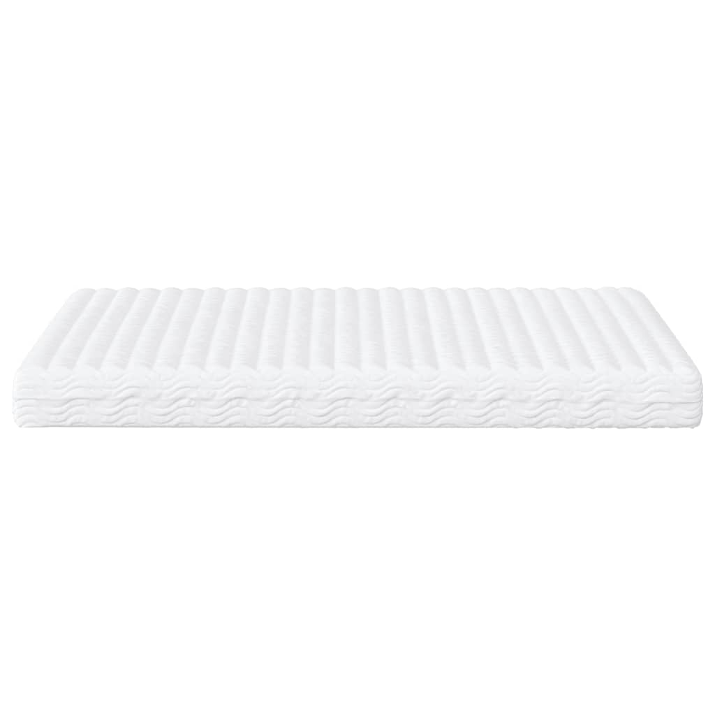 Matelas mousse dureté H2 H3 200x200 cm blanc