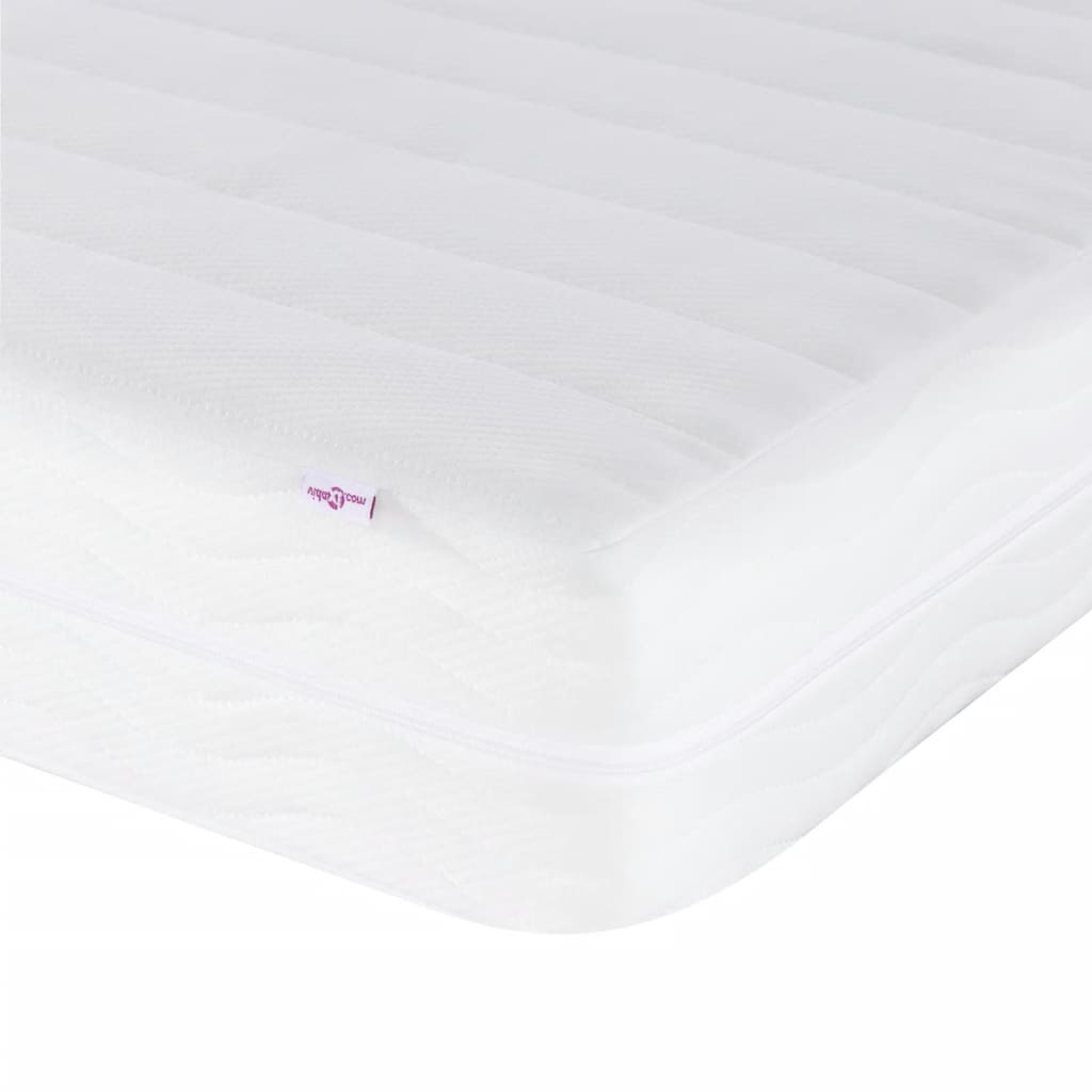 Matelas mousse dureté H2 H3 200x200 cm blanc