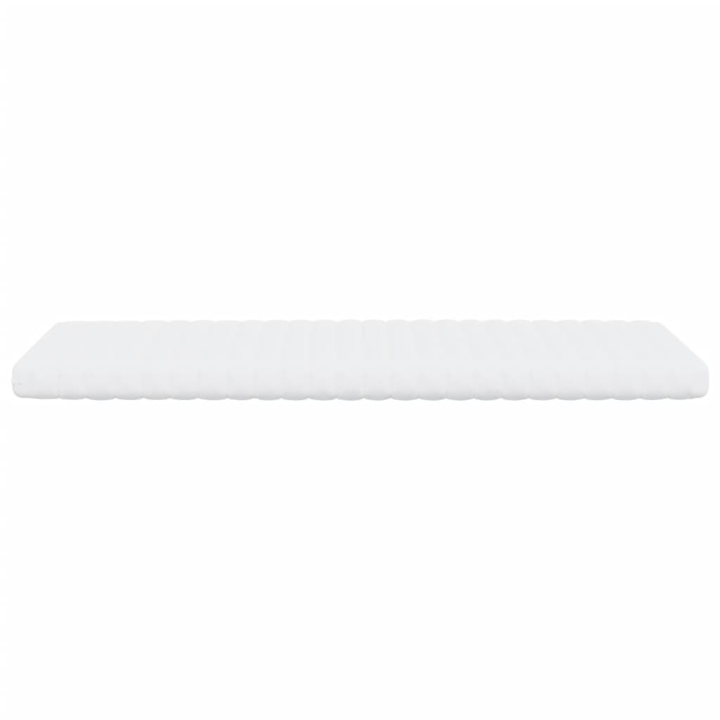 Matelas mousse 7 zones dureté 20 ILD 160x200 cm blanc