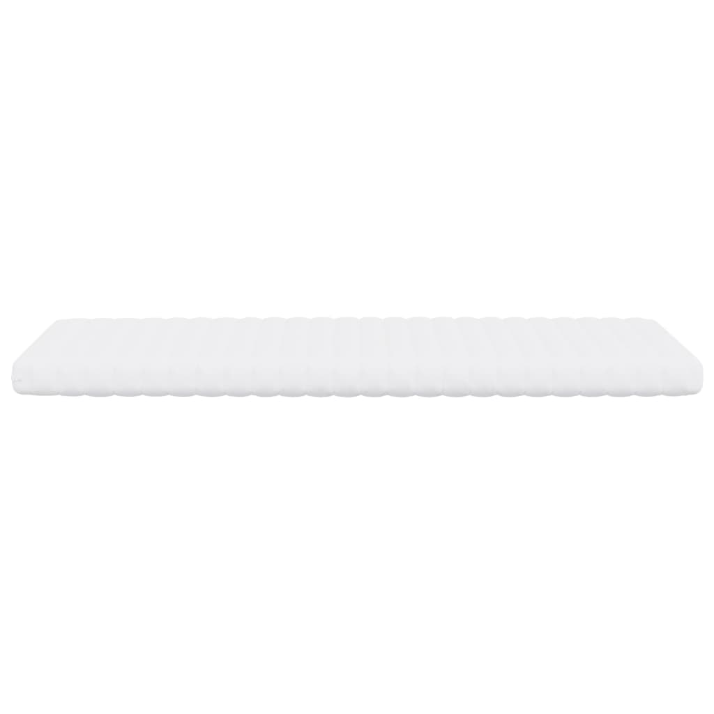 Matelas mousse 7 zones dureté 20 ILD 160x200 cm blanc