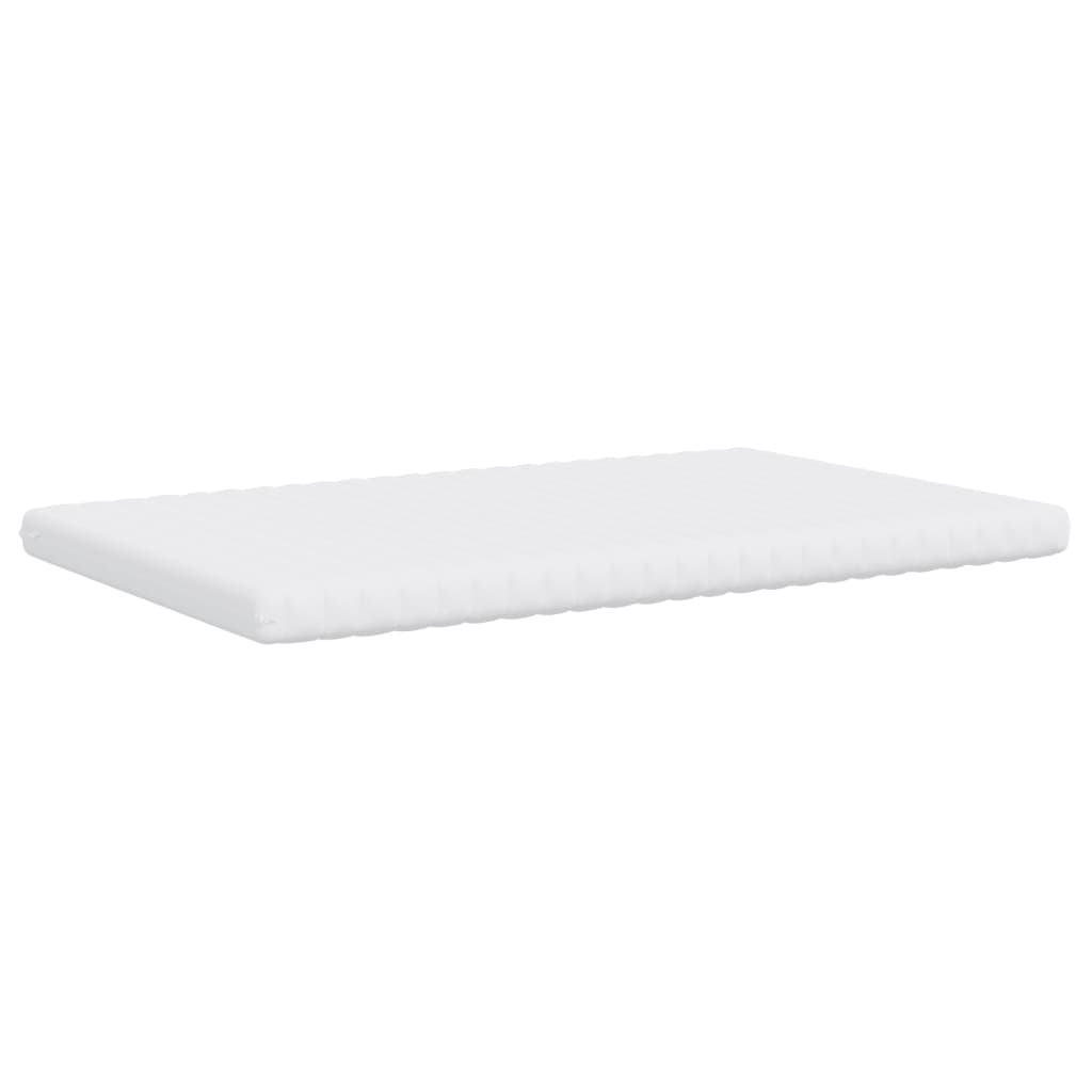 Matelas mousse 7 zones dureté 20 ILD 160x200 cm blanc