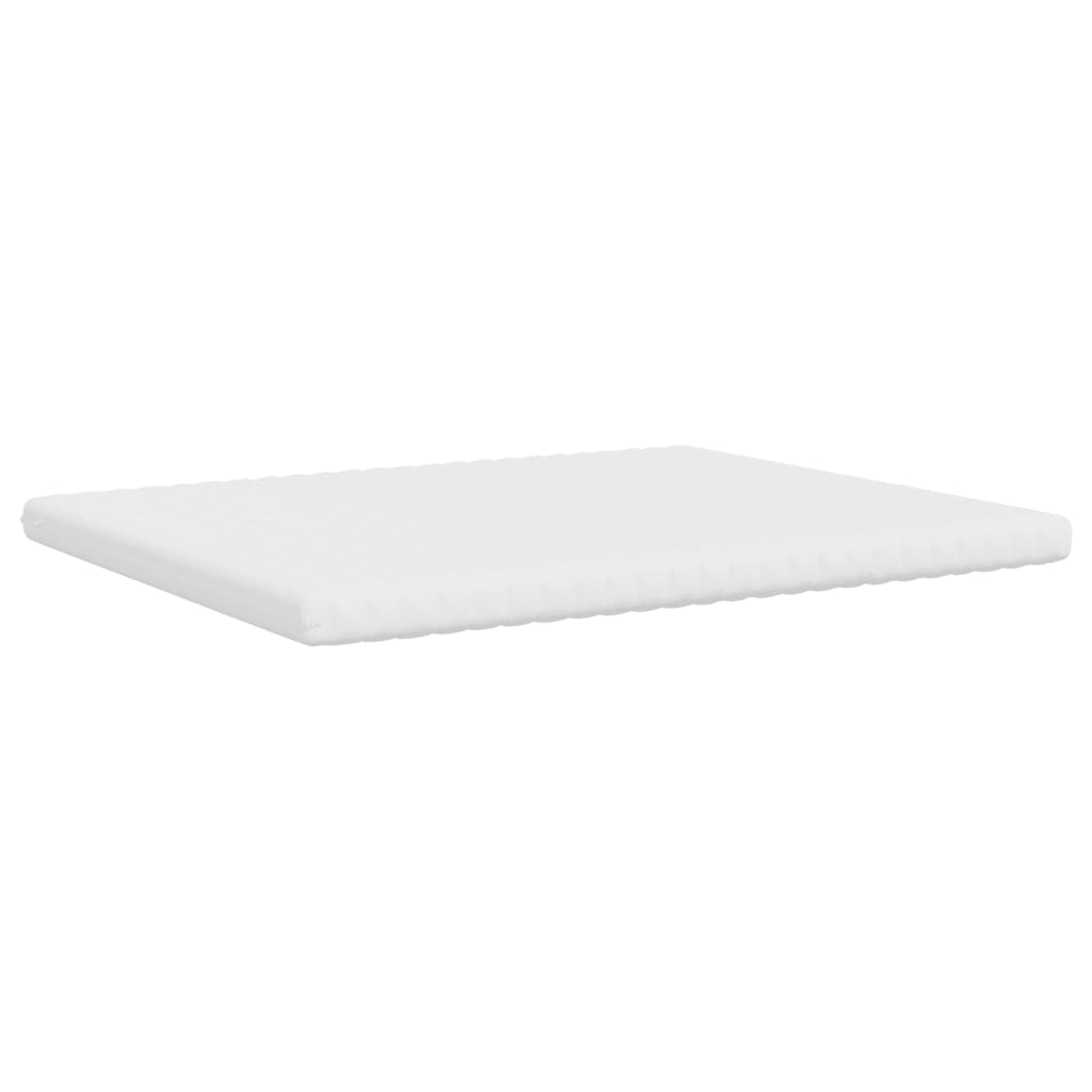 Matelas mousse 7 zones dureté 20 ILD 160x200 cm blanc