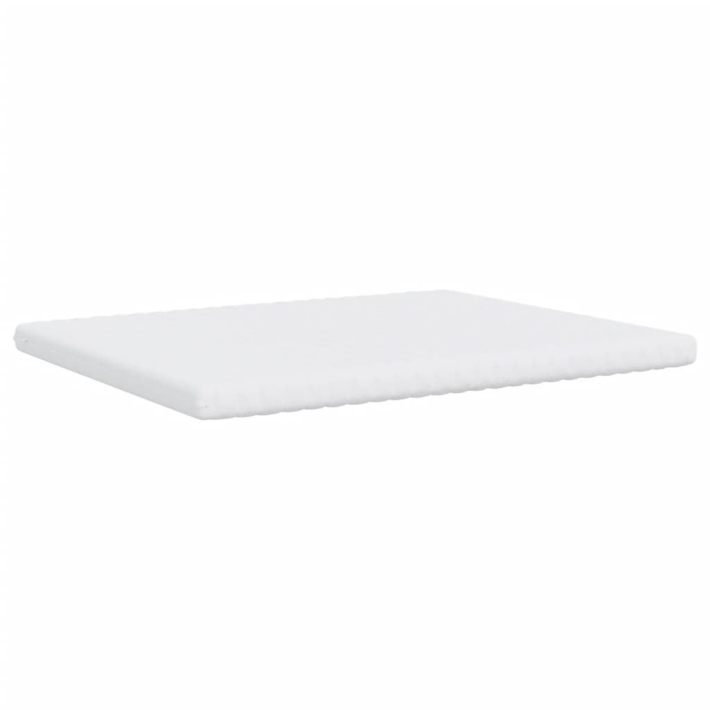 Matelas mousse 7 zones dureté 20 ILD 160x200 cm blanc