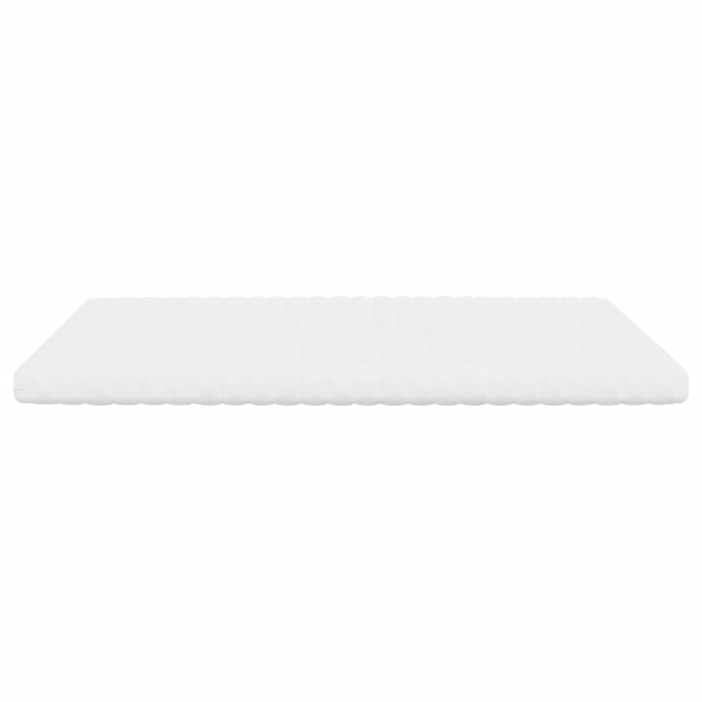 Matelas mousse 7 zones dureté 20 ILD 160x200 cm blanc