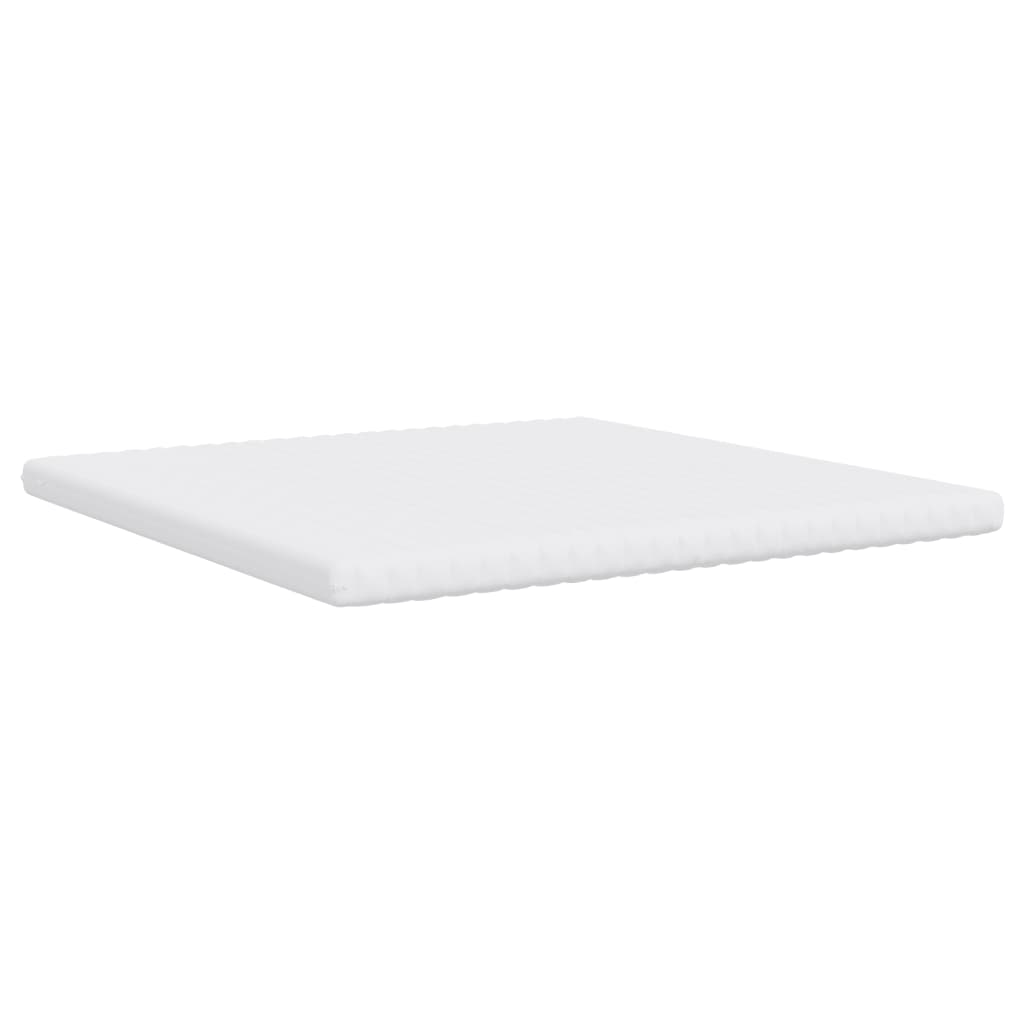 Matelas mousse 7 zones dureté 20 ILD 160x200 cm blanc