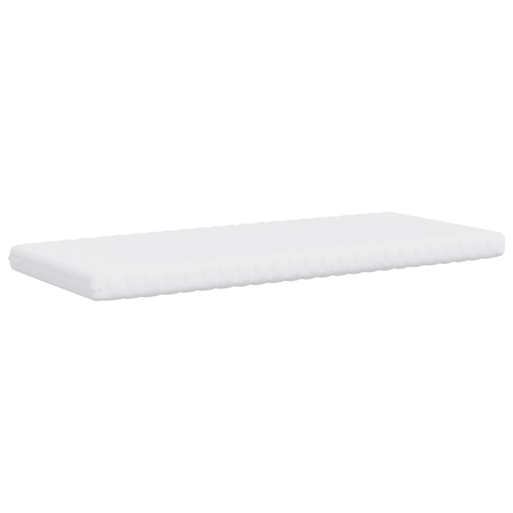 Matelas mousse 7 zones dureté 20 ILD 160x200 cm blanc