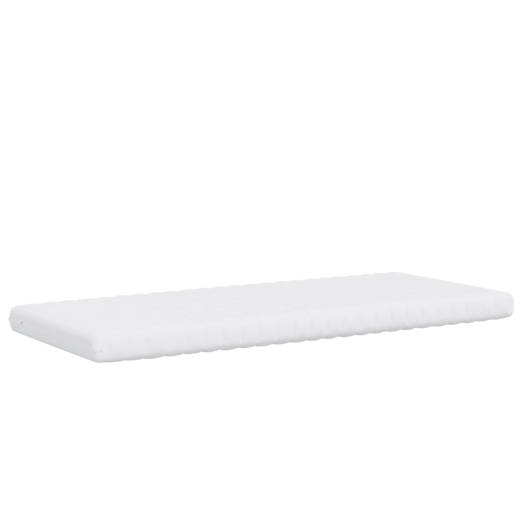 Matelas mousse 7 zones dureté 20 ILD 160x200 cm blanc