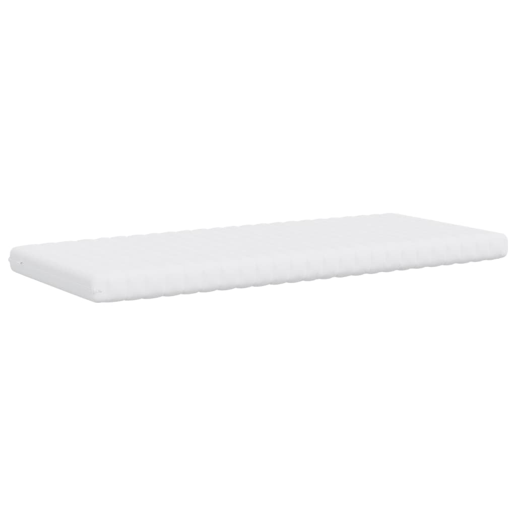 Matelas mousse 7 zones dureté 20 ILD 160x200 cm blanc