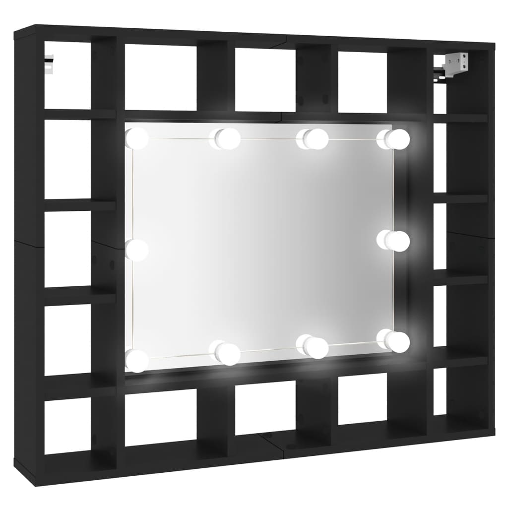 Spiegelkast met LED-verlichting 91x15x76,5 cm