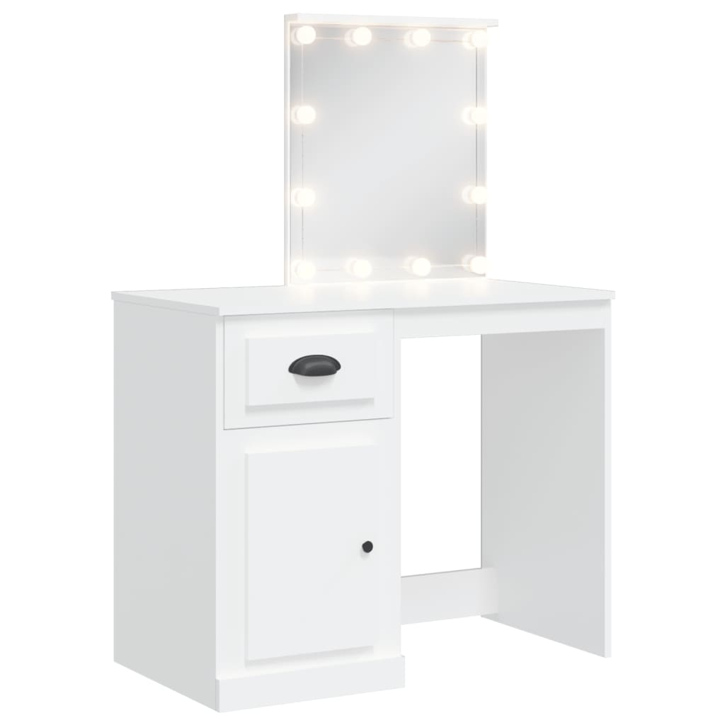 Kaptafel met LED-verlichting 90x42x132,5 cm