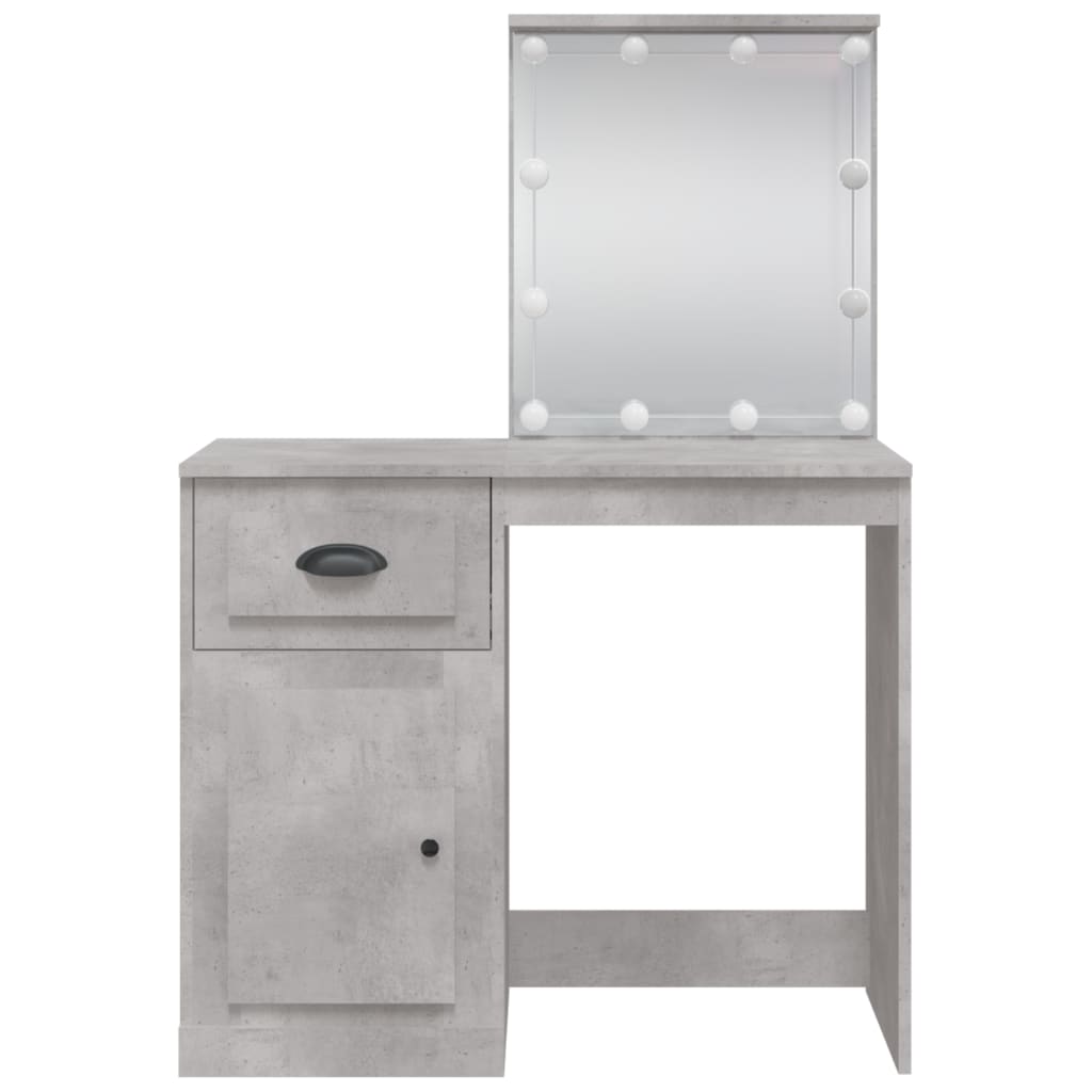 Kaptafel met LED-verlichting 90x42x132,5 cm