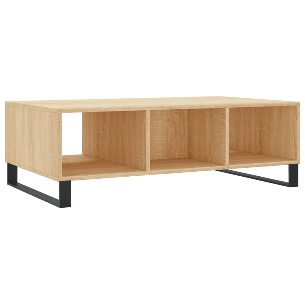 Salontafel 104x60x35 cm bewerkt hout