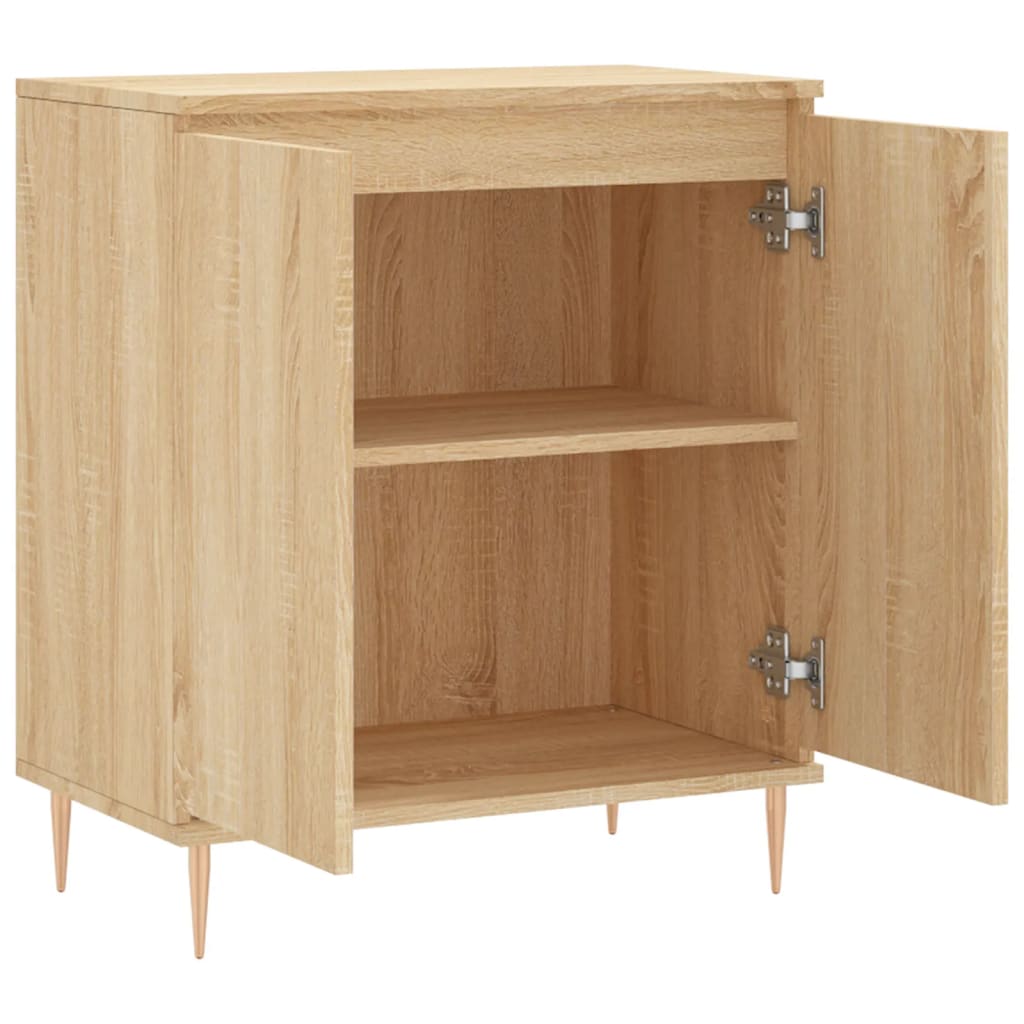 Dressoir 60x35x70 cm bewerkt hout