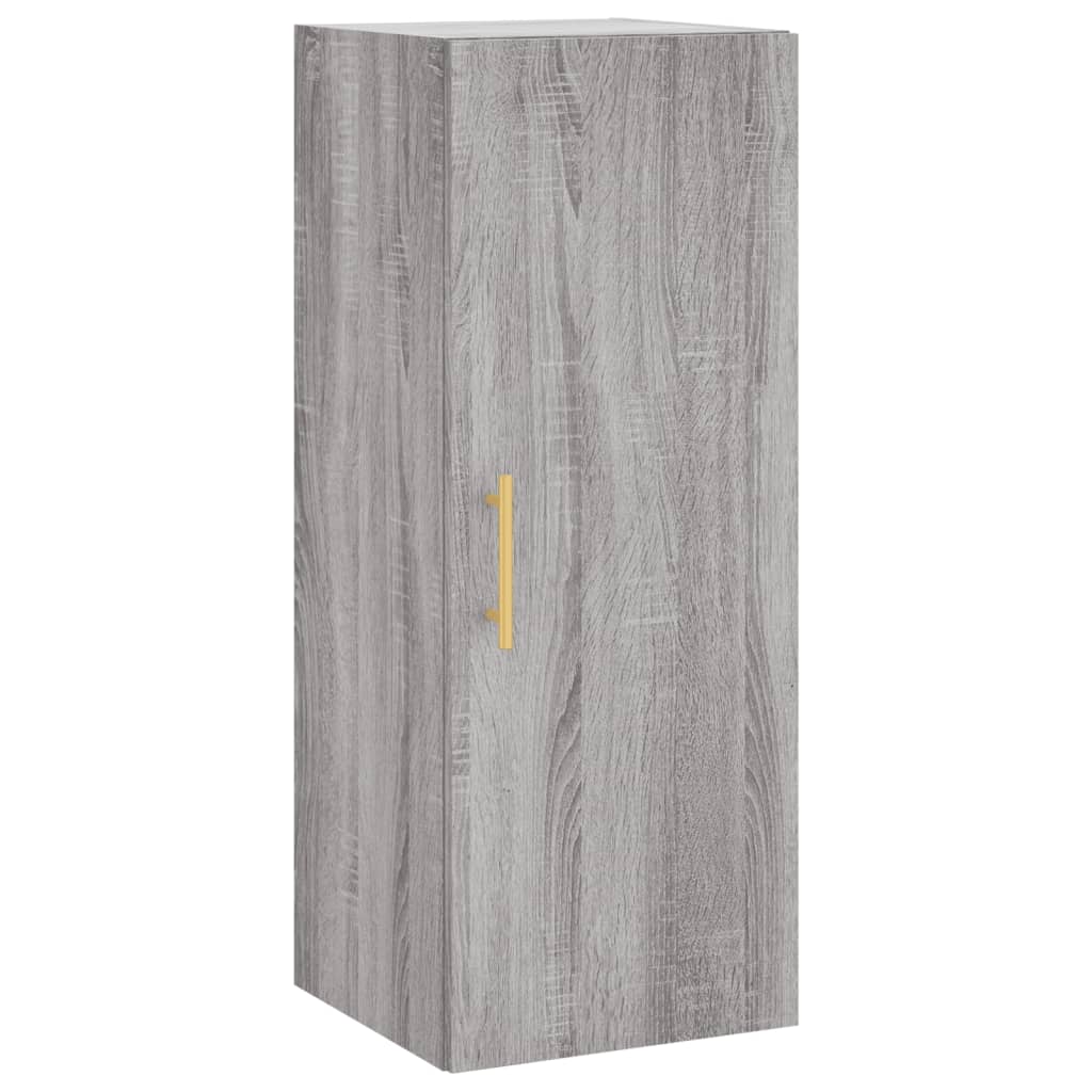 Armoire suspendue 34,5x34x90 cm coloris chêne marron