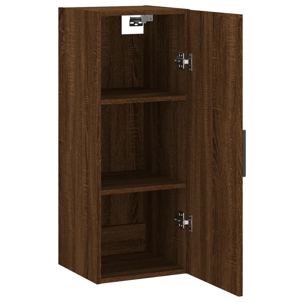 Armoire suspendue 34,5x34x90 cm couleur chêne