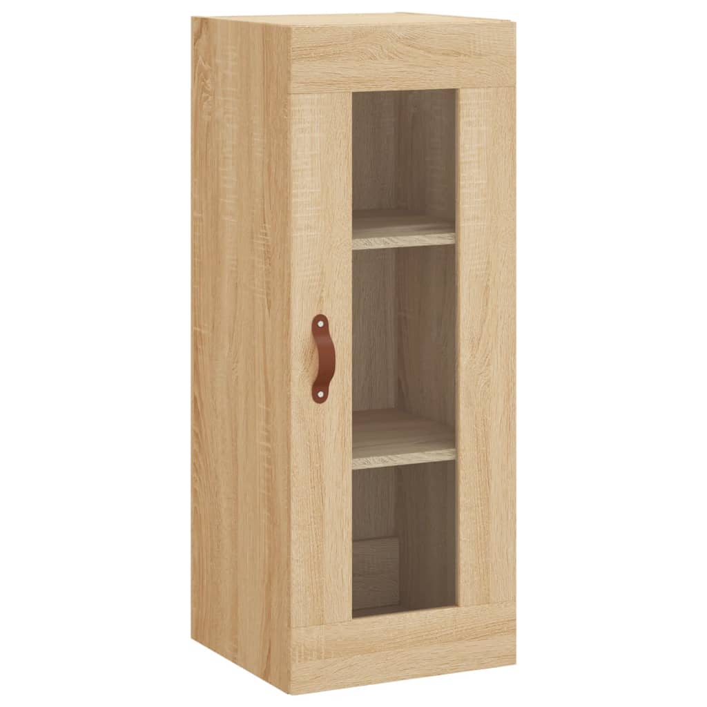 Armoire suspendue 34,5x34x90 cm couleur chêne