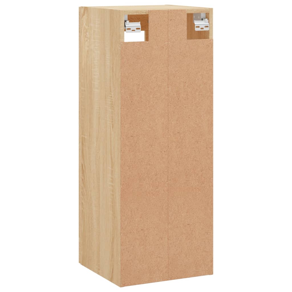 Armoire suspendue 34,5x34x90 cm couleur chêne