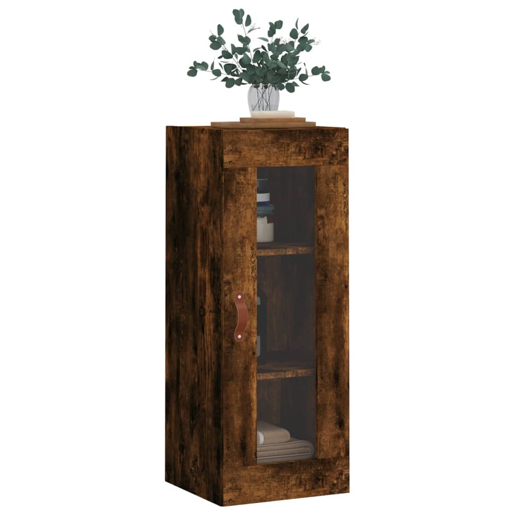 Armoire suspendue 34,5x34x90 cm couleur chêne