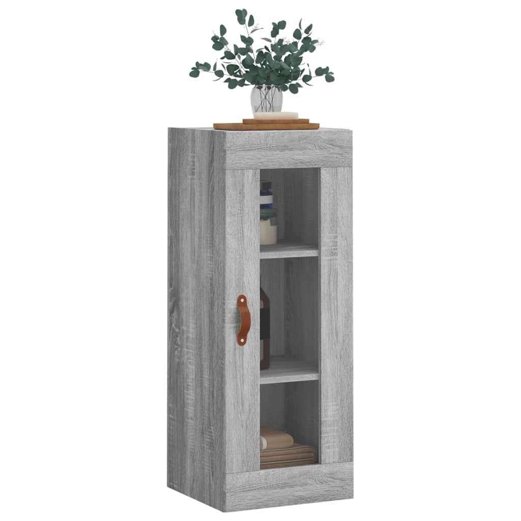 Armoire suspendue 34,5x34x90 cm couleur chêne