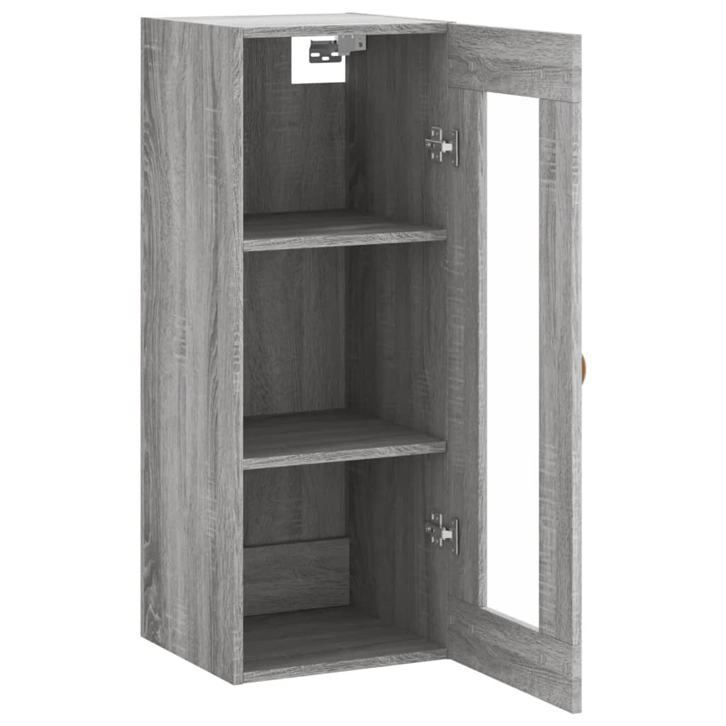 Armoire suspendue 34,5x34x90 cm couleur chêne