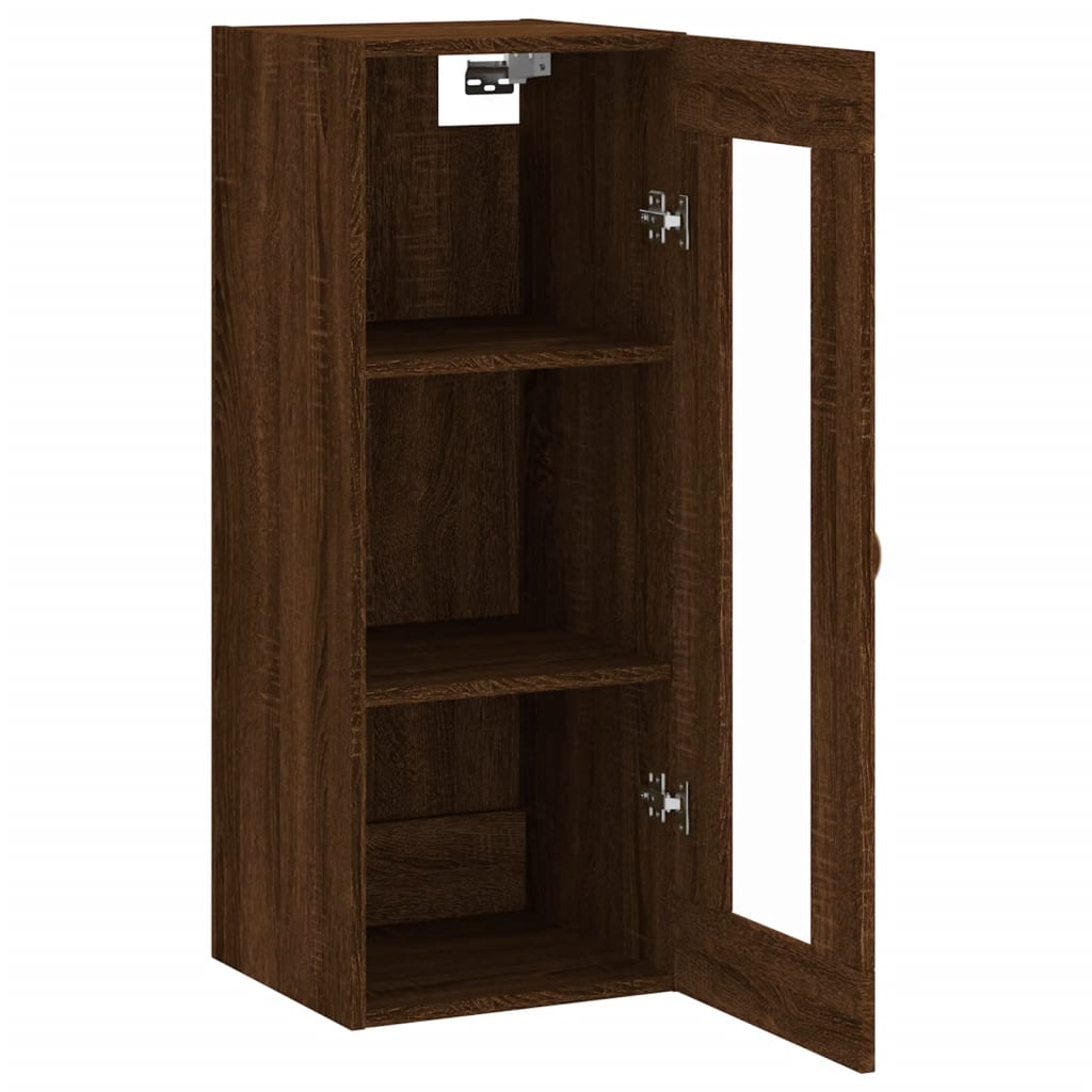 Armoire suspendue 34,5x34x90 cm couleur chêne