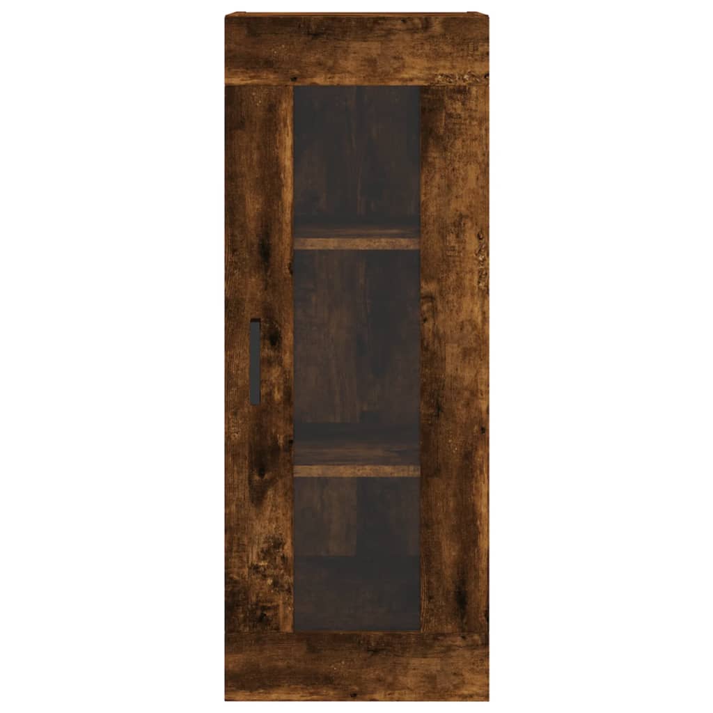 Armoire suspendue 34,5x34x90 cm coloris chêne marron