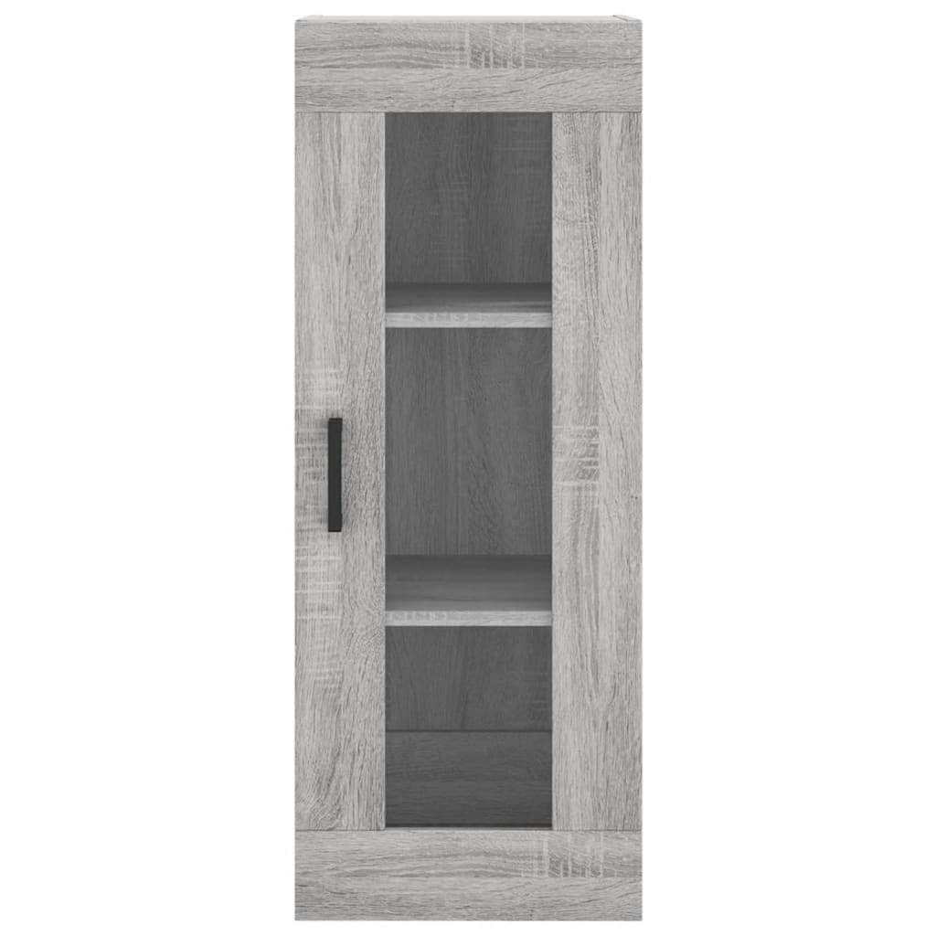 Armoire suspendue 34,5x34x90 cm coloris chêne marron