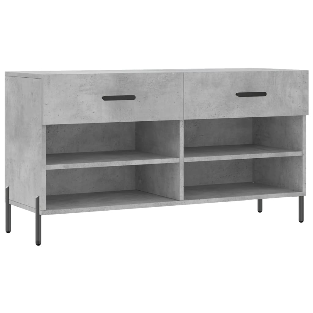 Schoenenbank 102x35x55 cm bewerkt hout