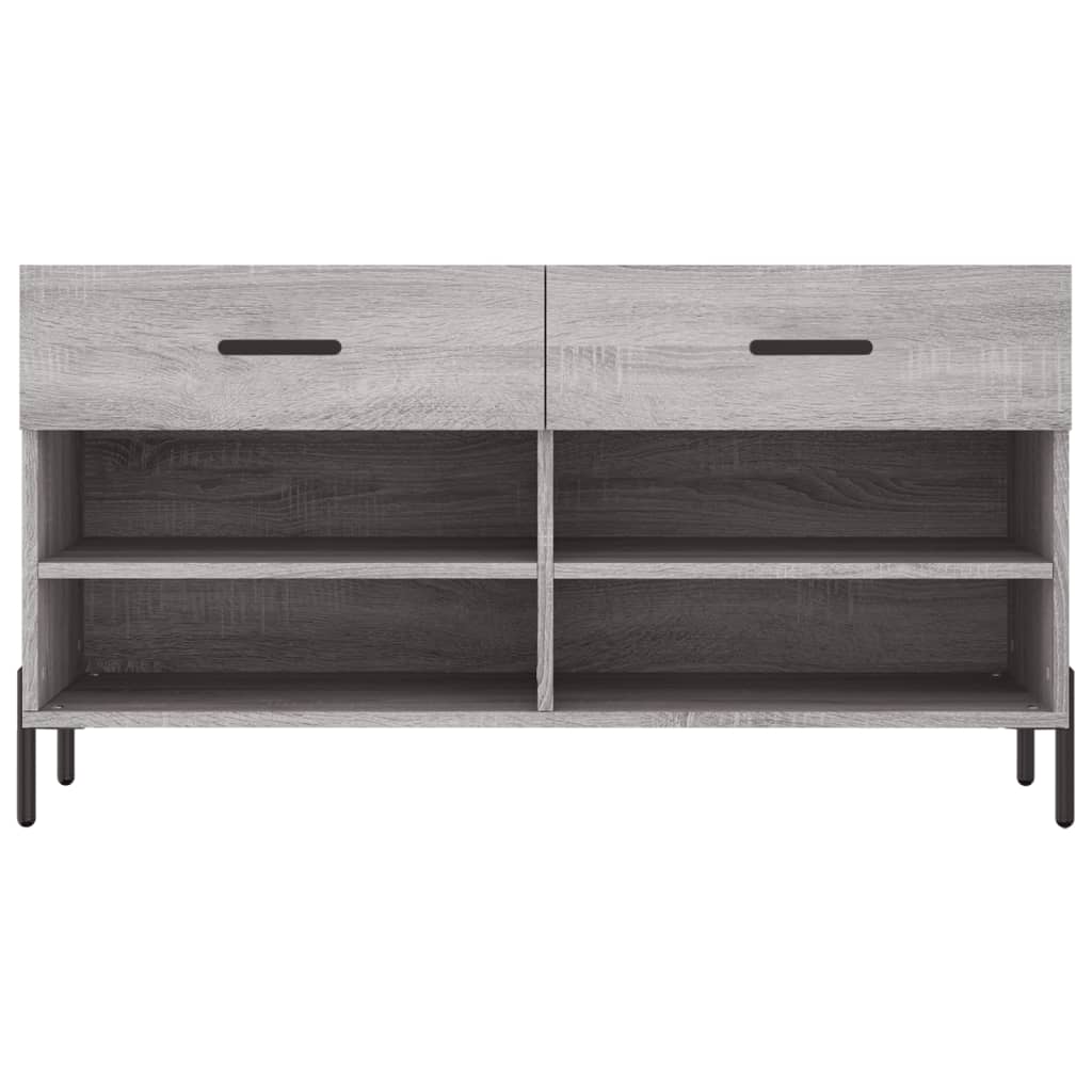 Schoenenbank 102x35x55 cm bewerkt hout