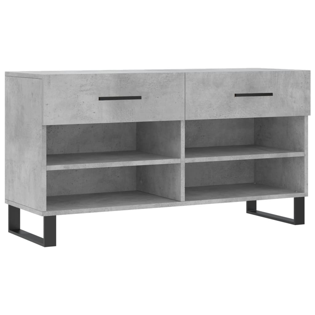 Schoenenbank 102x35x55 cm bewerkt hout