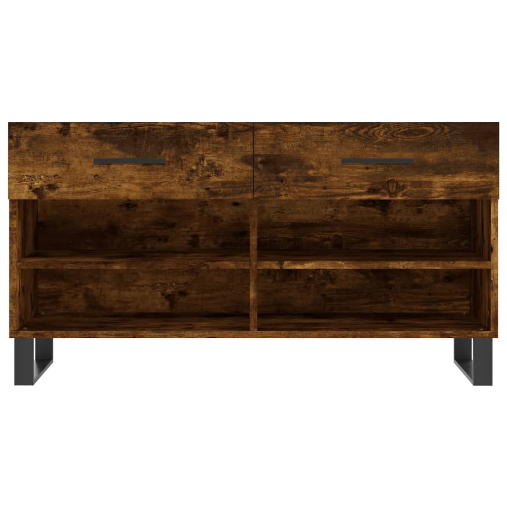 Schoenenbank 102x35x55 cm bewerkt hout