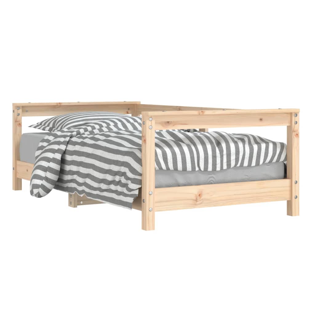 Kinderbedframe 90x190 cm massief grenenhout