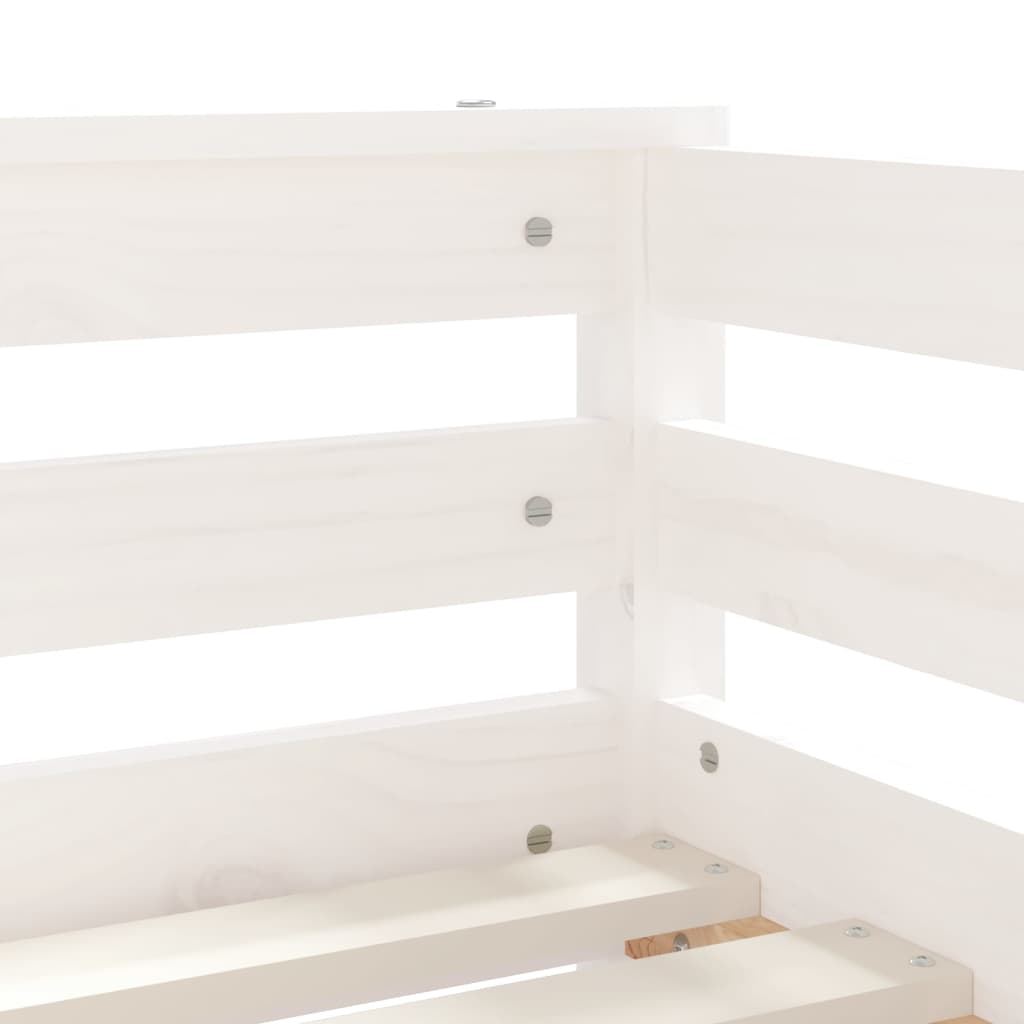 Kinderbedframe met lades 90x190 cm massief grenenhout