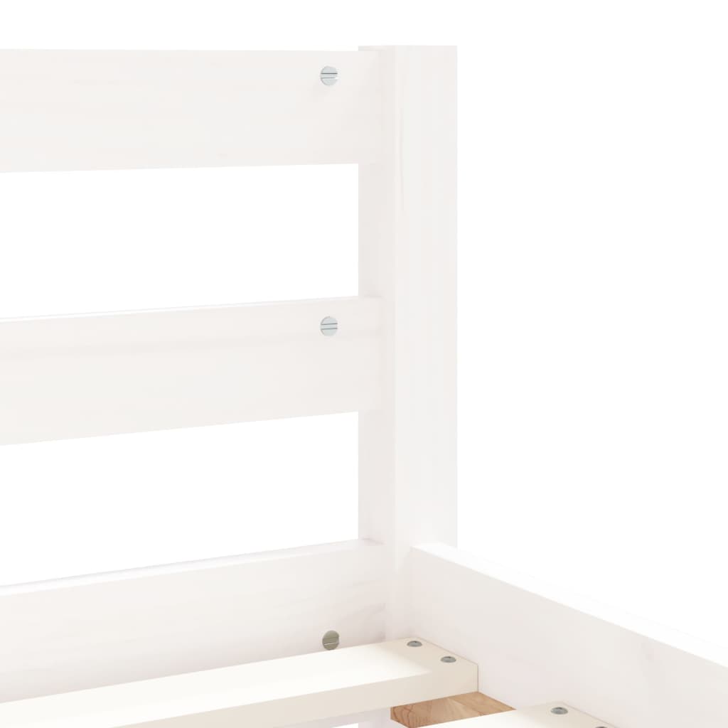 Kinderbedframe met lades 90x190 cm massief grenenhout