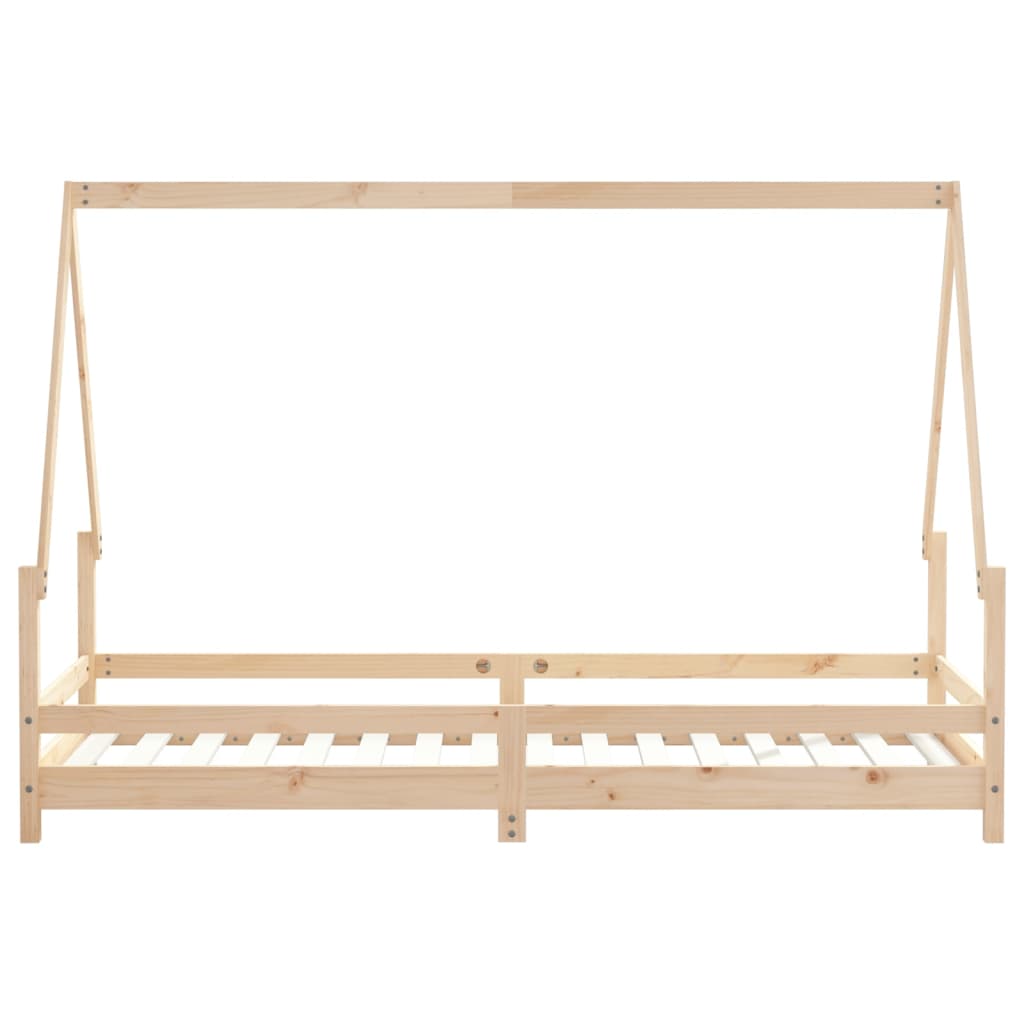 Kinderbedframe 80x160 cm massief grenenhout