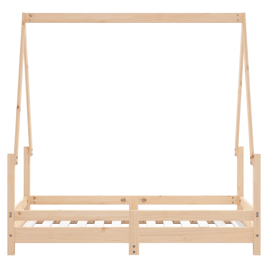 Kinderbedframe 80x160 cm massief grenenhout