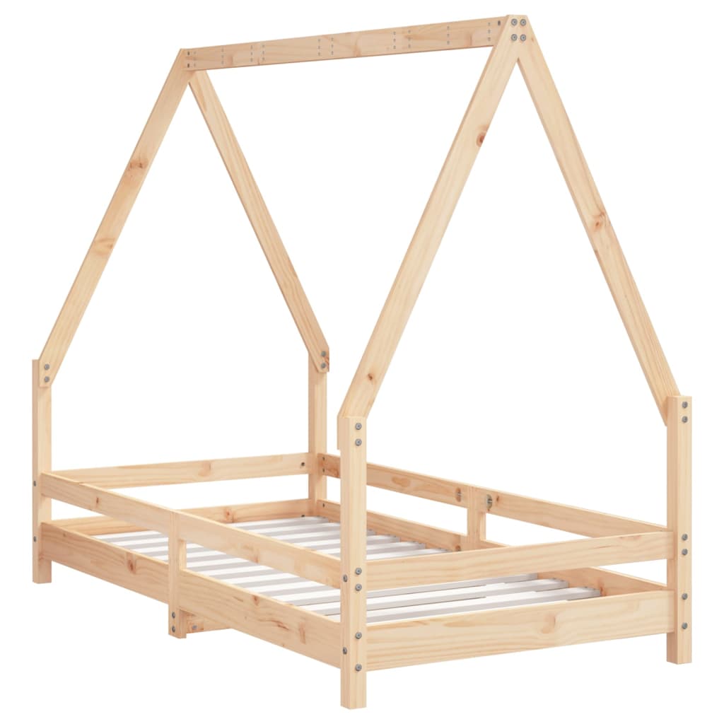 Kinderbedframe 80x160 cm massief grenenhout