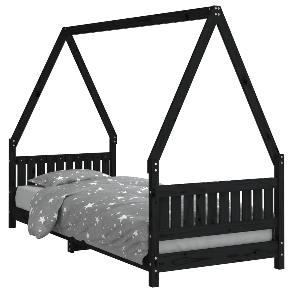 Kinderbedframe 80x200 cm massief grenenhout