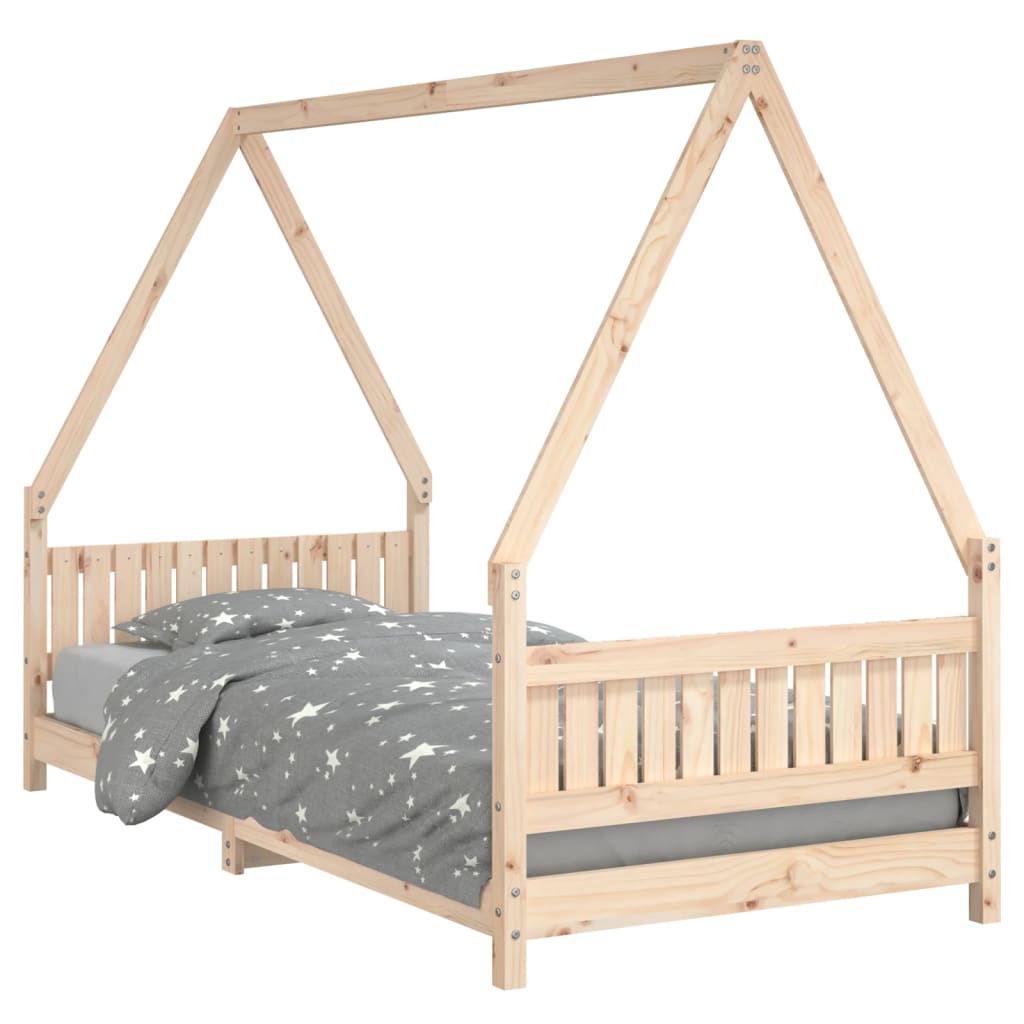 Kinderbedframe 80x200 cm massief grenenhout