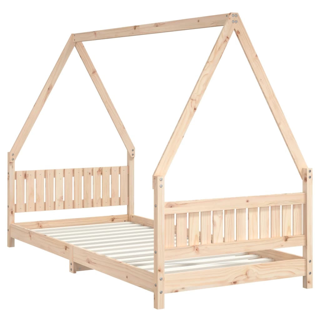 Kinderbedframe 80x200 cm massief grenenhout