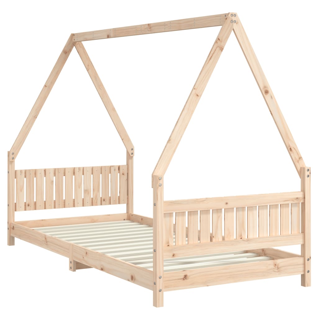 Kinderbedframe 80x200 cm massief grenenhout