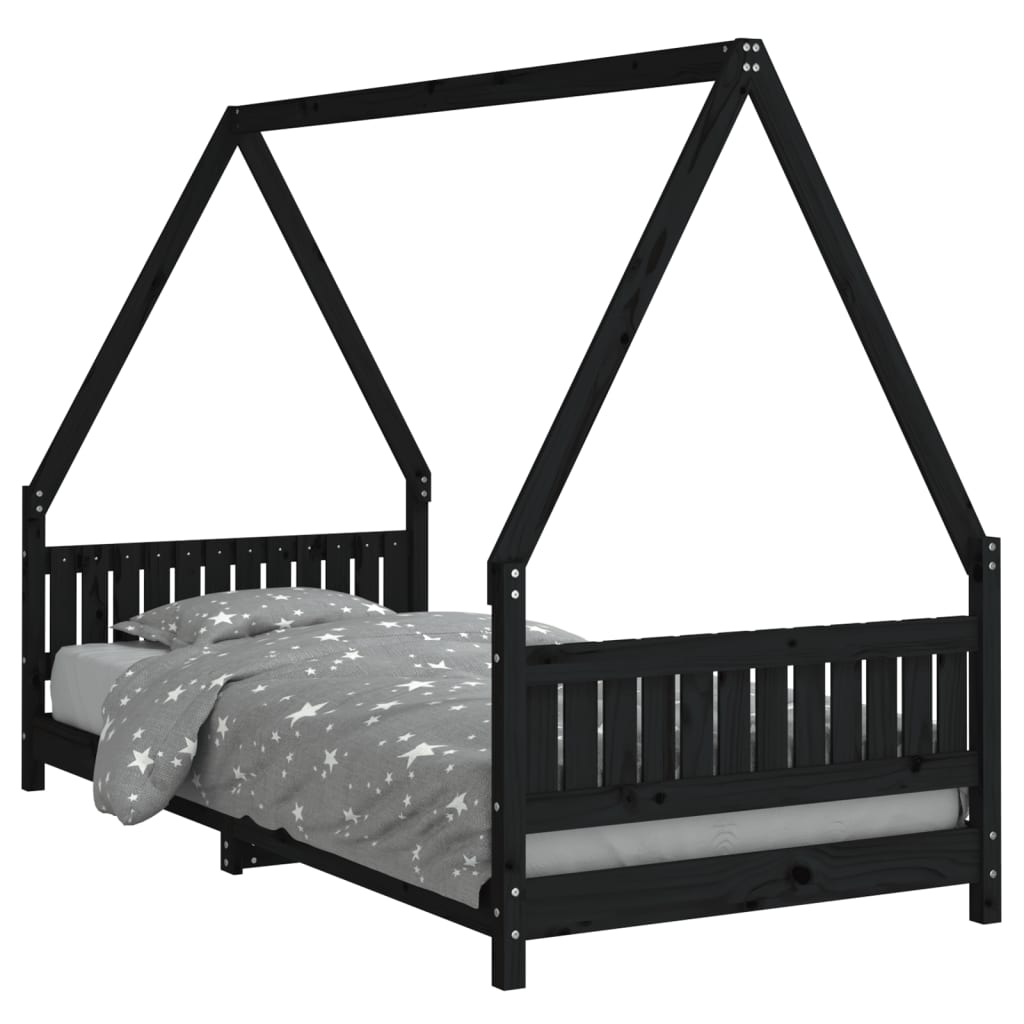 Kinderbedframe 80x200 cm massief grenenhout