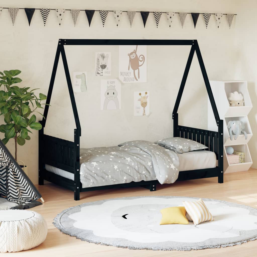 Kinderbedframe 80x200 cm massief grenenhout