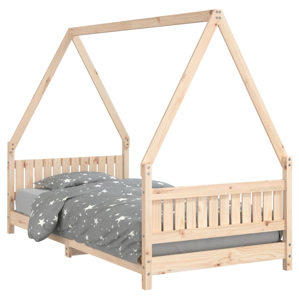 Kinderbedframe 80x200 cm massief grenenhout