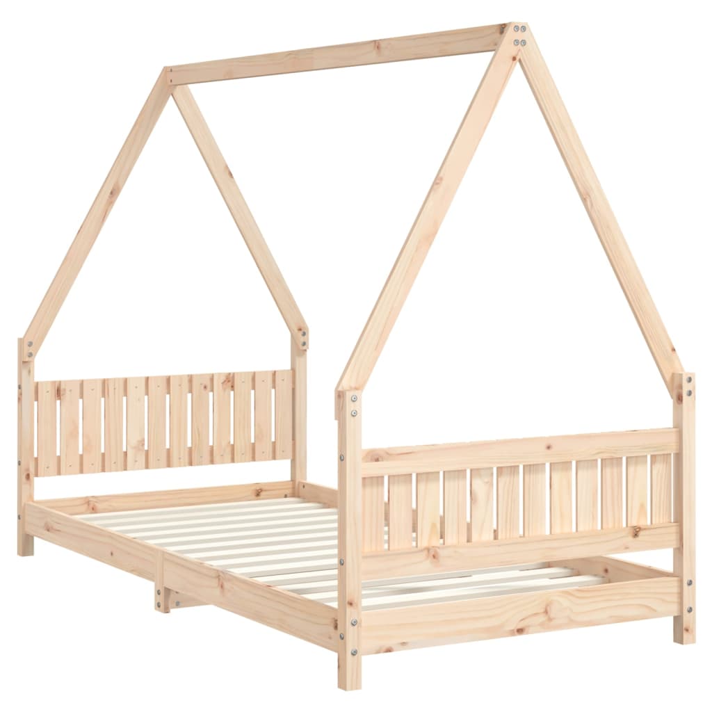 Kinderbedframe 80x200 cm massief grenenhout