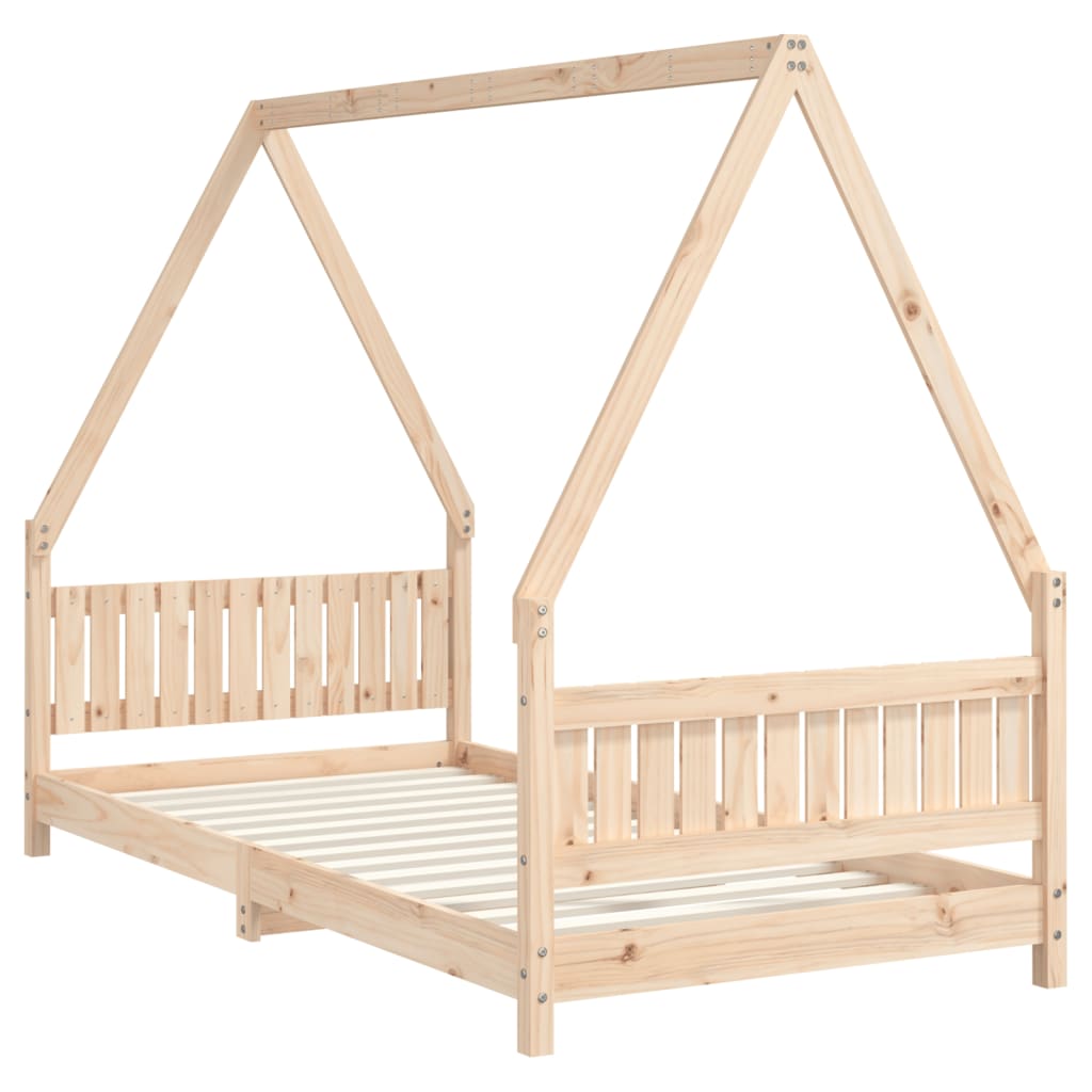 Kinderbedframe 80x200 cm massief grenenhout