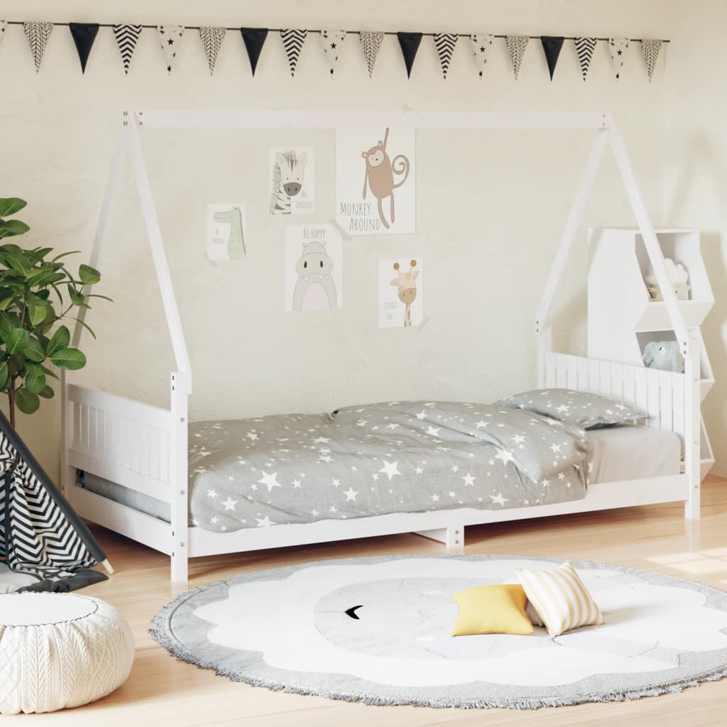 Kinderbedframe 80x200 cm massief grenenhout