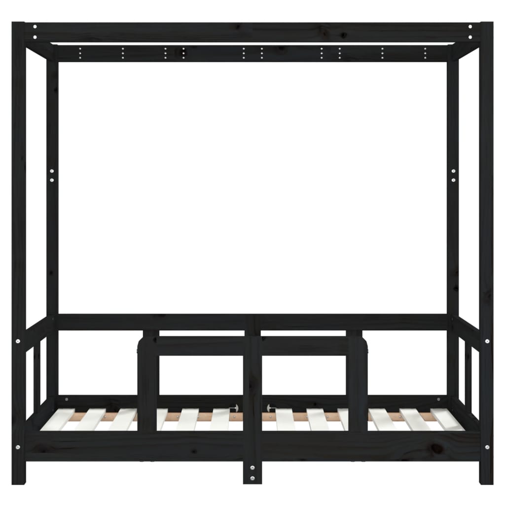 Kinderbedframe 80x200 cm massief grenenhout