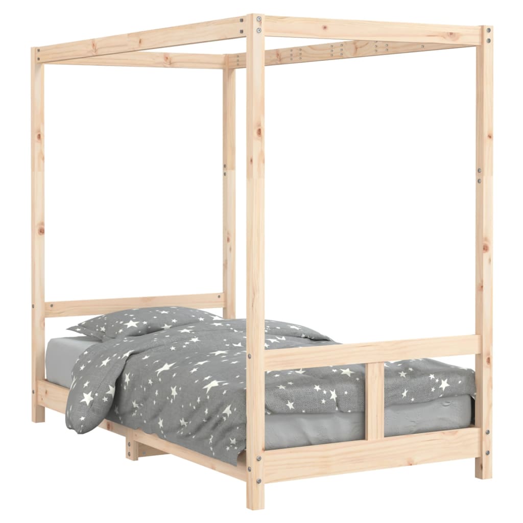 Kinderbedframe 80x200 cm massief grenenhout